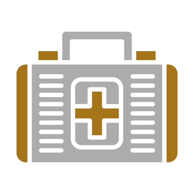 Estilo del icono de primeros auxilios de diseño vectorial