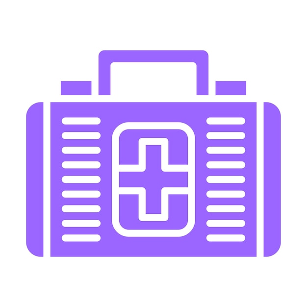 Estilo del icono de primeros auxilios de diseño vectorial