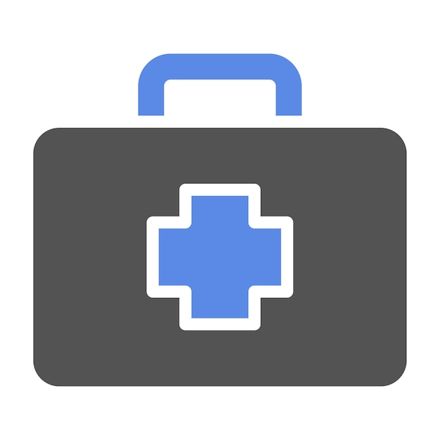 Estilo del icono de primeros auxilios de diseño vectorial