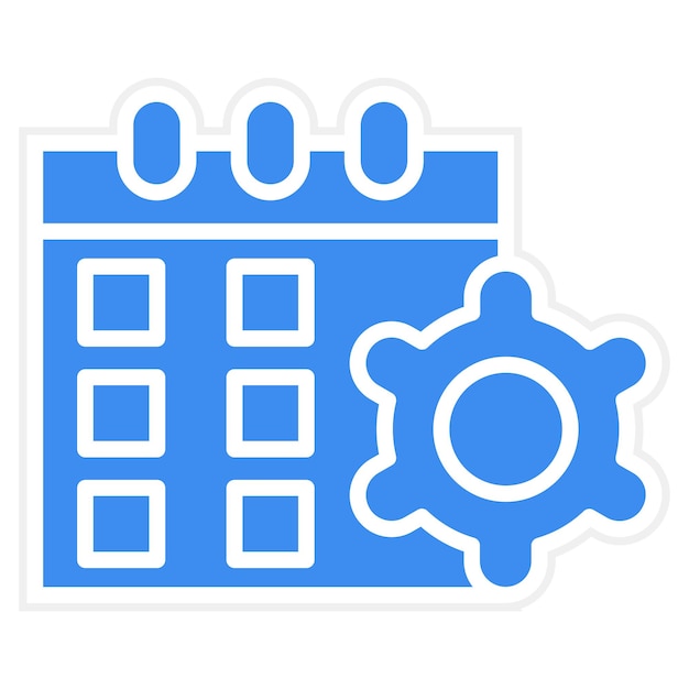 Estilo del icono del procedimiento de programación de diseño vectorial