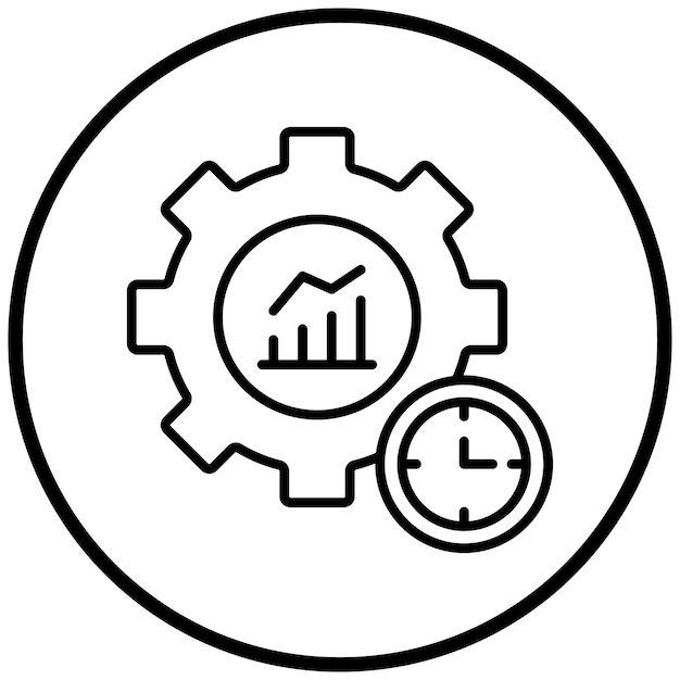 Estilo del icono de productividad