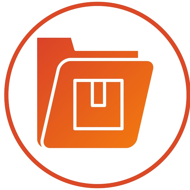 Estilo del icono del producto de diseño vectorial