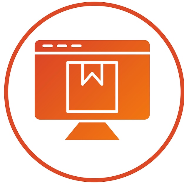 Estilo del icono del producto de diseño vectorial