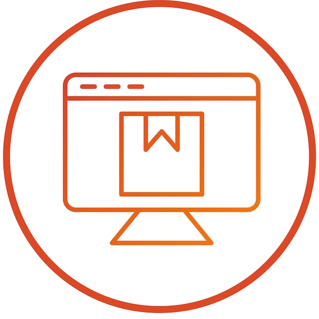 Estilo del icono del producto de diseño vectorial