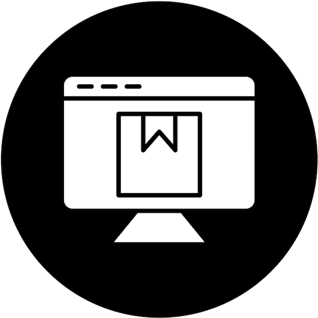 Estilo del icono del producto de diseño vectorial