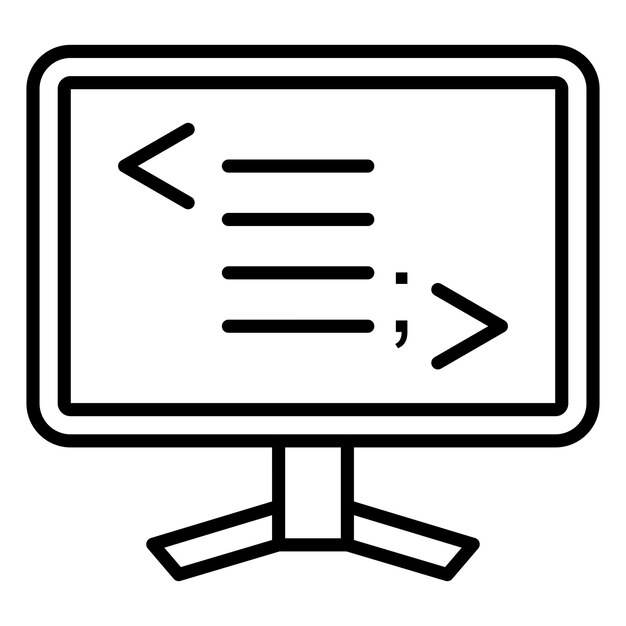 Estilo del icono de programación web