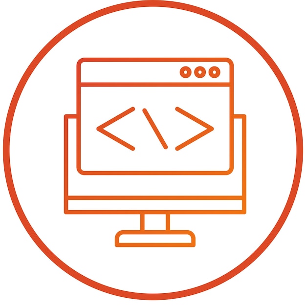 Estilo del icono de programación web