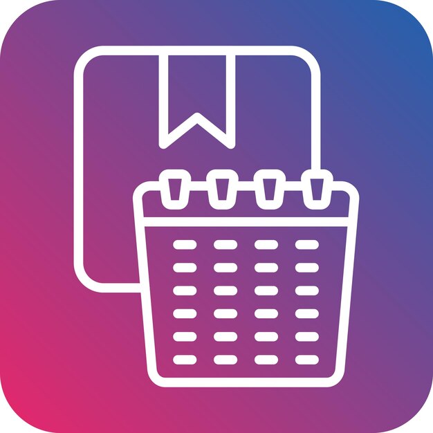 Estilo de icono programado para la entrega de diseño vectorial