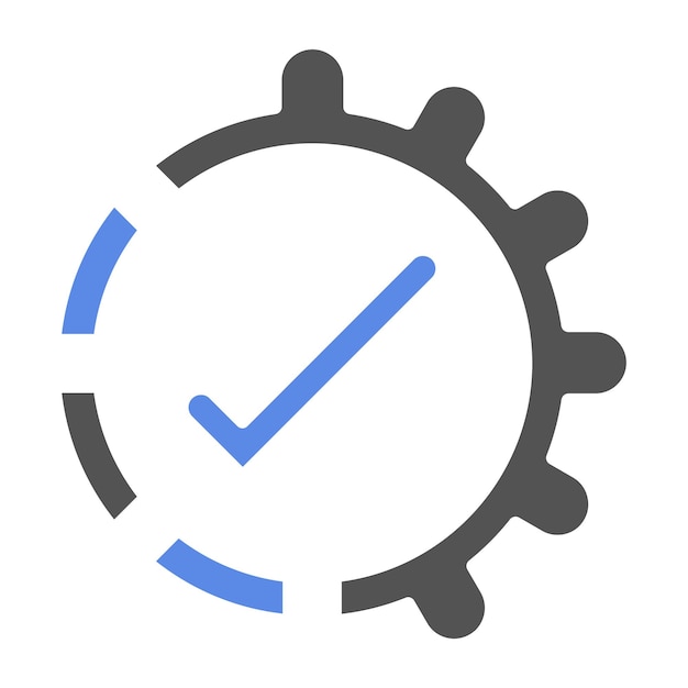 Estilo del icono de progreso del diseño vectorial