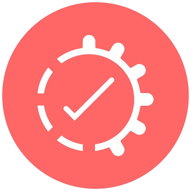 Estilo del icono de progreso del diseño vectorial