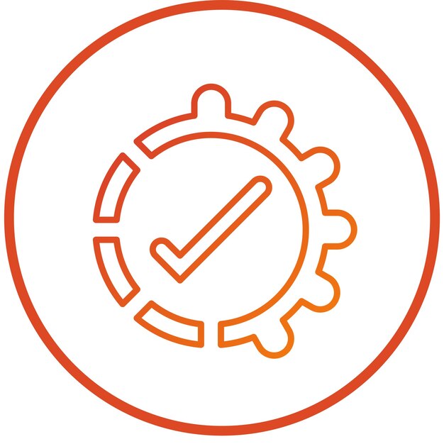 Estilo del icono de progreso del diseño vectorial