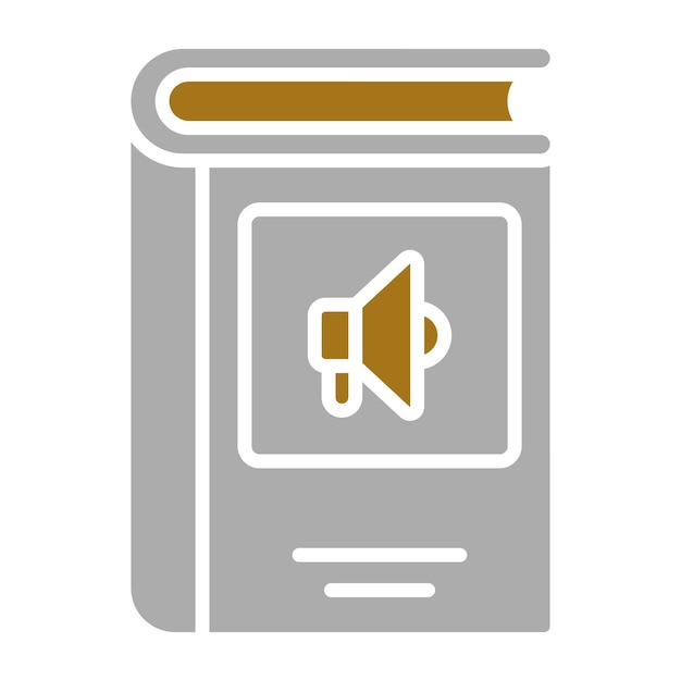 Estilo de icono de promoción de libros de diseño vectorial