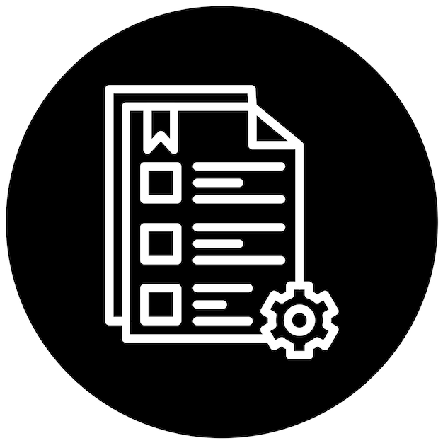 Estilo del icono del protocolo de bienestar de diseño vectorial