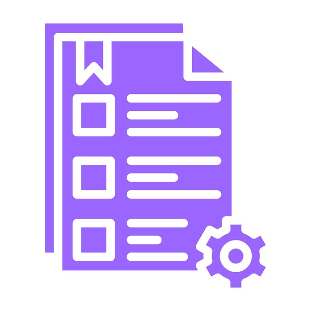 Estilo del icono del protocolo de bienestar de diseño vectorial