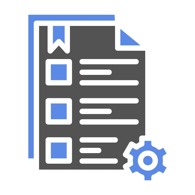Estilo del icono del protocolo de bienestar de diseño vectorial