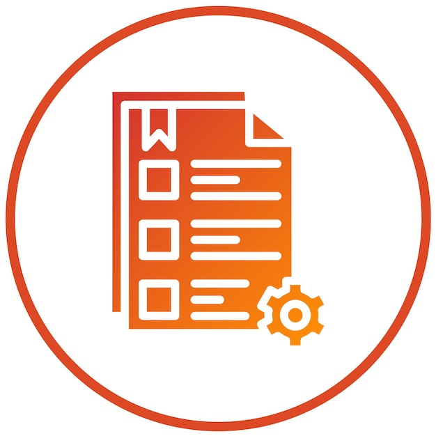 Estilo del icono del protocolo de bienestar de diseño vectorial