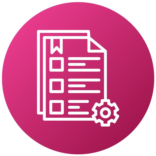 Estilo del icono del protocolo de bienestar de diseño vectorial