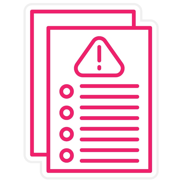 Estilo del icono de los protocolos de seguridad de diseño vectorial