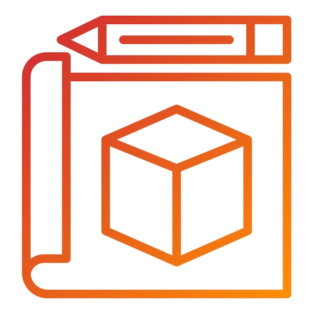 Estilo de icono de prototipo de diseño vectorial