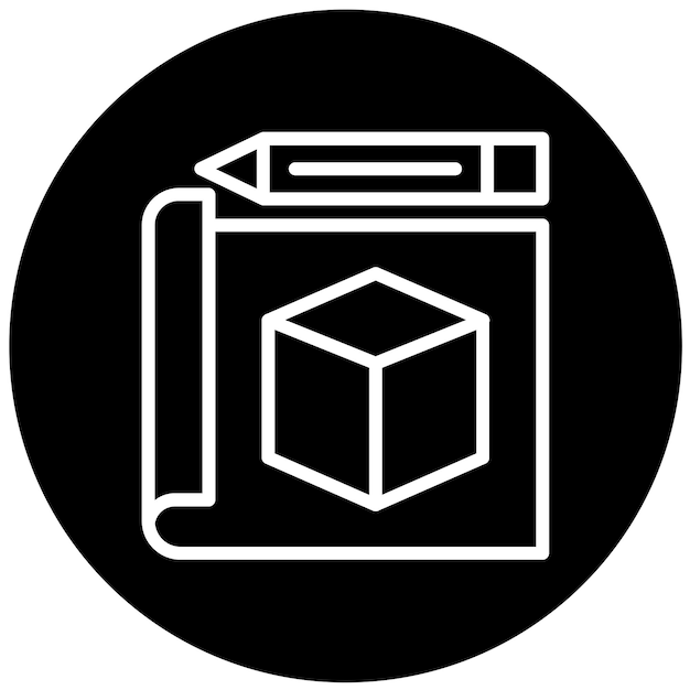 Estilo de icono de prototipo de diseño vectorial