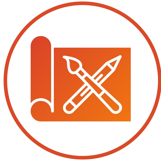 Estilo de icono de prototipo de diseño vectorial