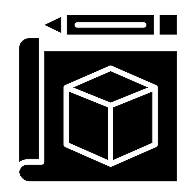 Estilo de icono de prototipo de diseño vectorial