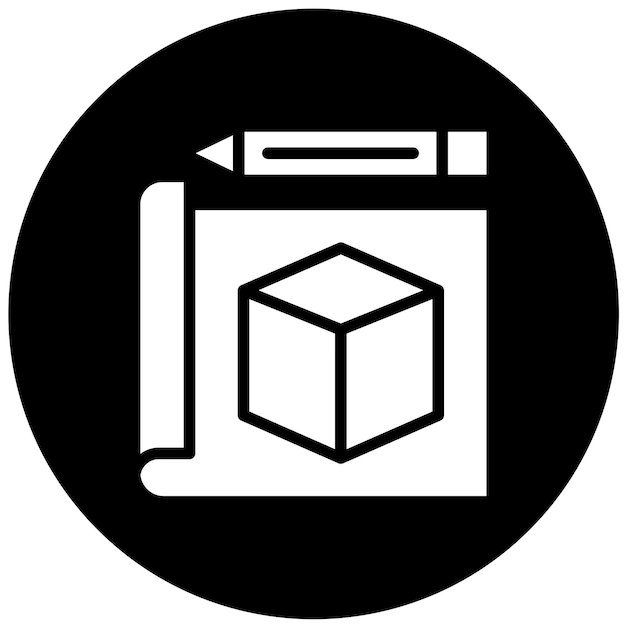Estilo de icono de prototipo de diseño vectorial