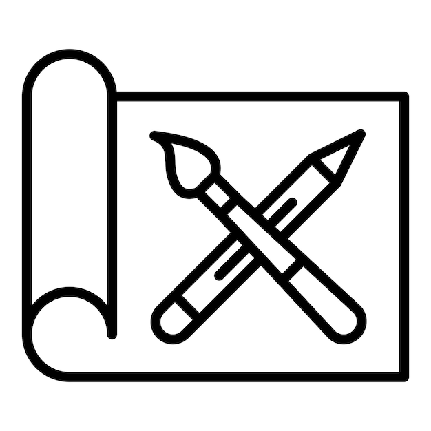 Estilo de icono de prototipo de diseño vectorial