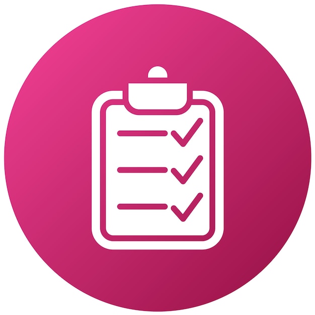 Estilo del icono de prueba de diseño vectorial