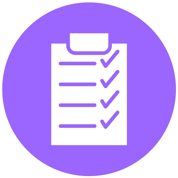 Estilo de icono de prueba libre de diseño vectorial