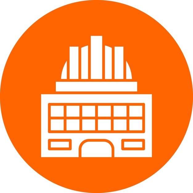 Estilo del icono de la puerta de diseño vectorial