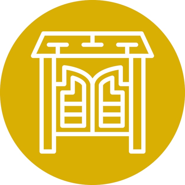 Estilo del icono de la puerta del salón