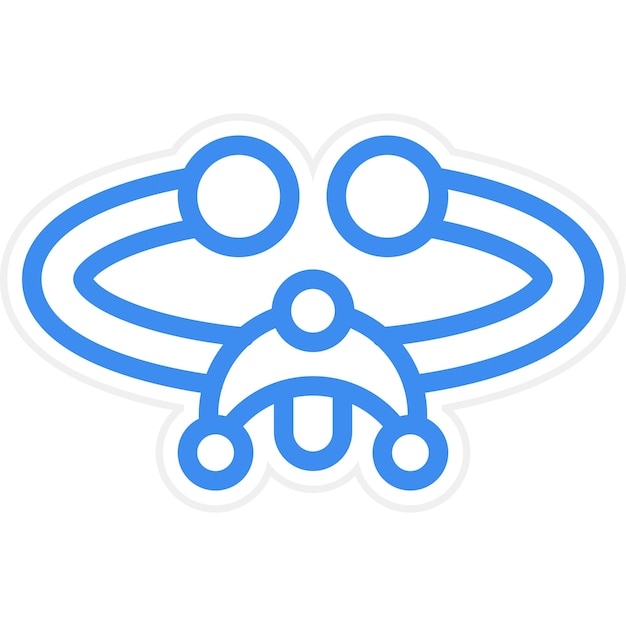 Estilo del icono de la pulsera de diseño vectorial