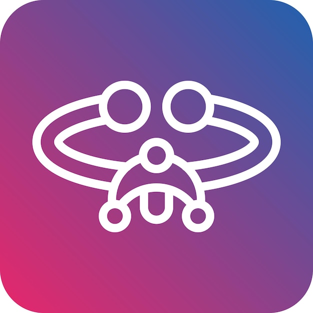 Estilo del icono de la pulsera de diseño vectorial