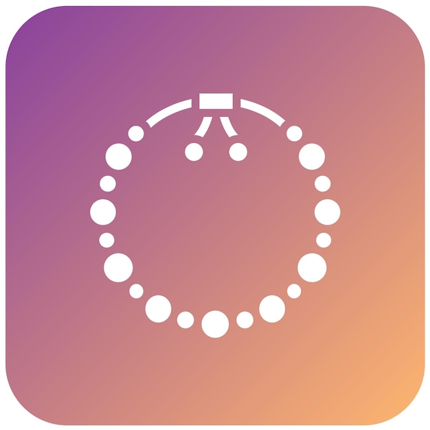 Estilo del icono de la pulsera de diseño vectorial
