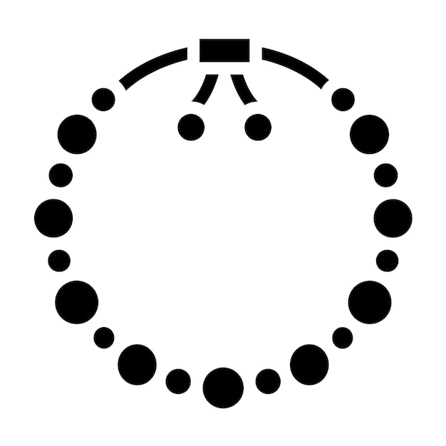 Estilo del icono de la pulsera de diseño vectorial