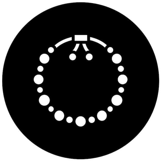 Estilo del icono de la pulsera de diseño vectorial