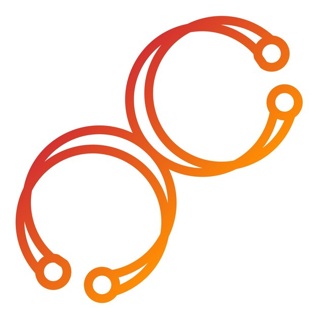 Estilo del icono de la pulsera de diseño vectorial