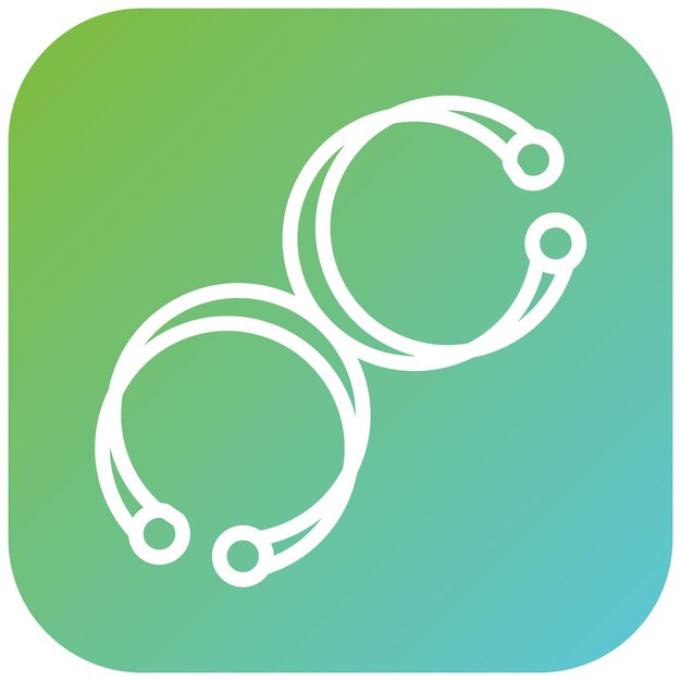 Estilo del icono de la pulsera de diseño vectorial