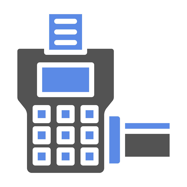 Estilo del icono del punto de venta de diseño vectorial