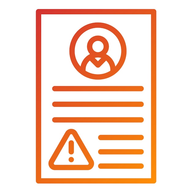 Estilo del icono de queja de diseño vectorial