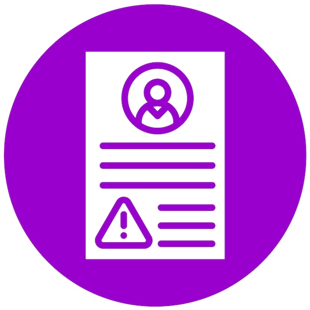 Estilo del icono de queja de diseño vectorial