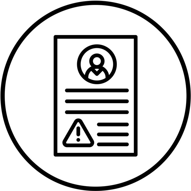 Estilo del icono de queja de diseño vectorial