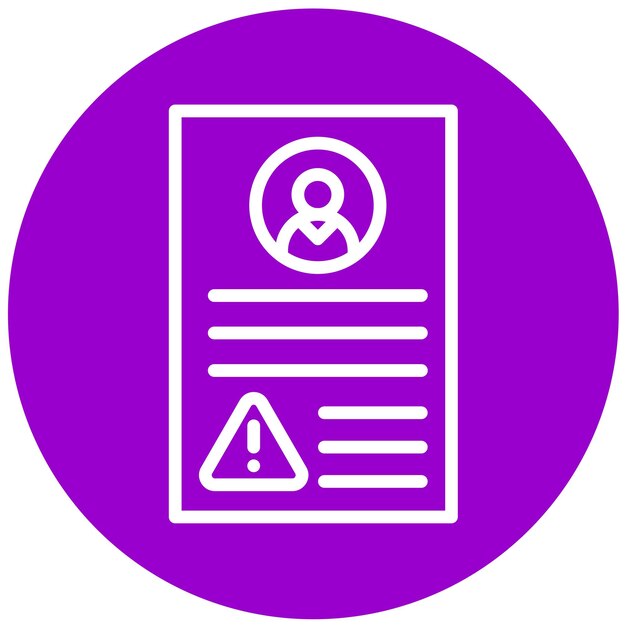 Estilo del icono de queja de diseño vectorial
