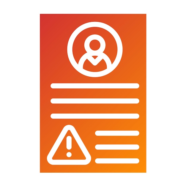 Estilo del icono de queja de diseño vectorial