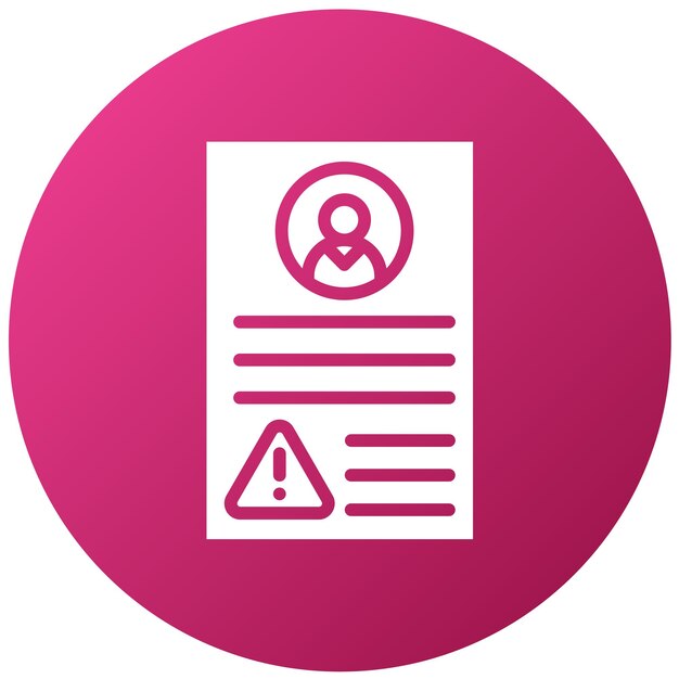 Estilo del icono de queja de diseño vectorial