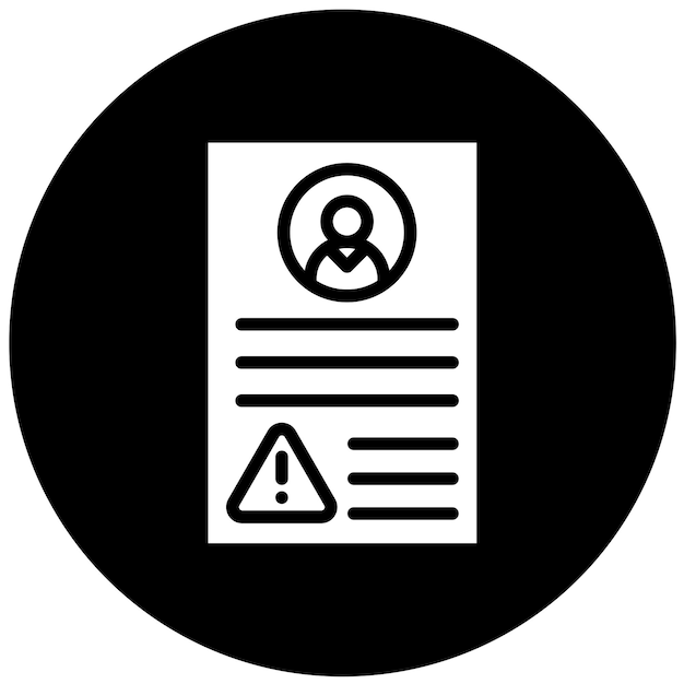 Estilo del icono de queja de diseño vectorial
