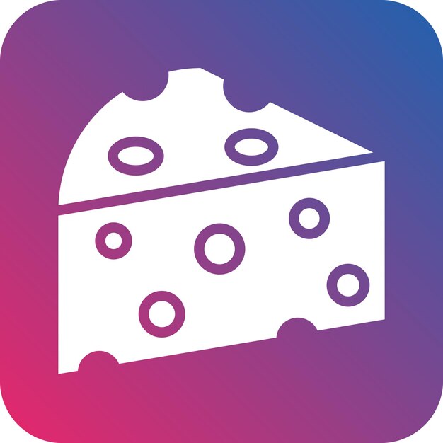 Estilo del icono del queso