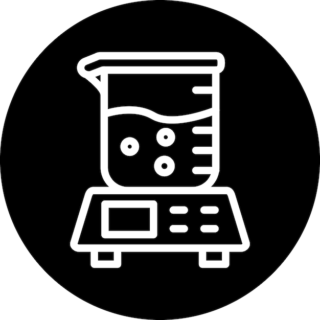 Estilo del icono químico de la escala