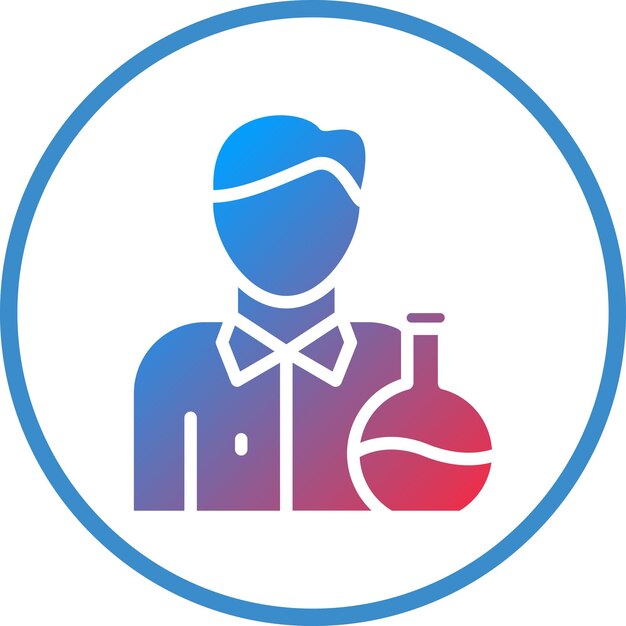Estilo del icono del químico